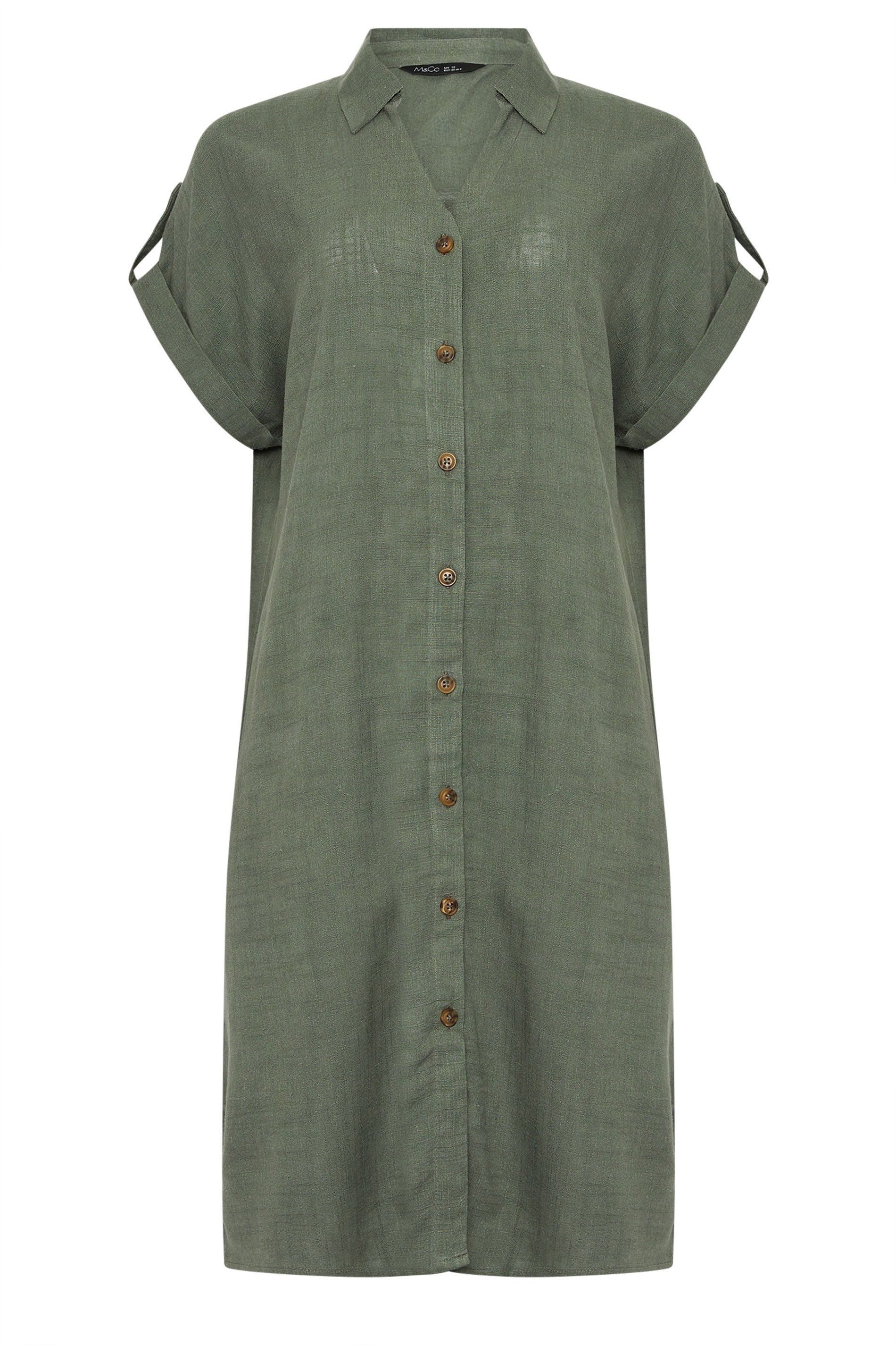 M&Co Linen Shirt Dress