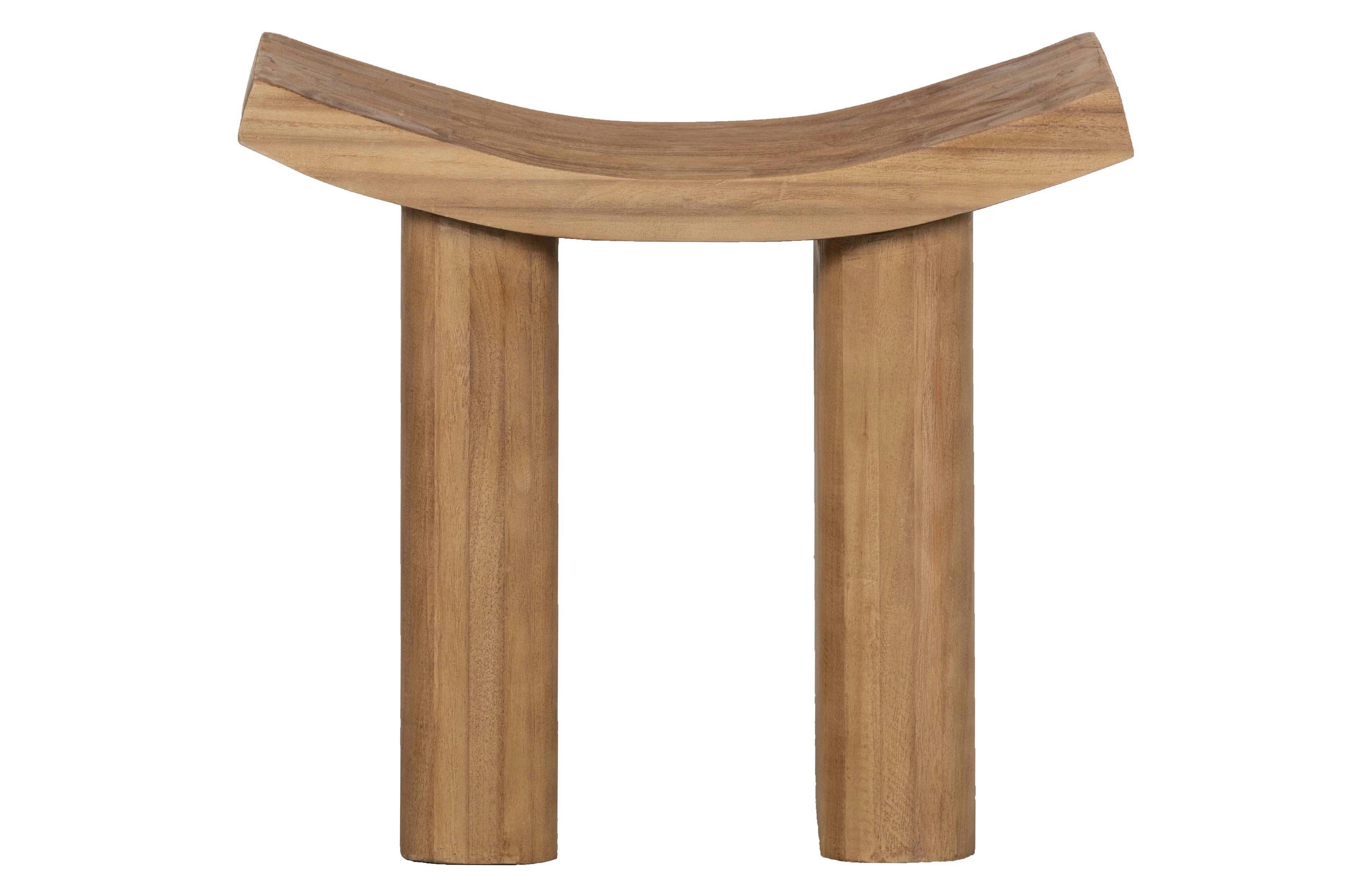 JAPAN - Tabouret en bois design H45cm bois clair