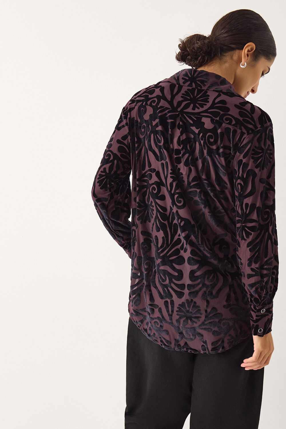 Monsoon Debe Shirt Purple