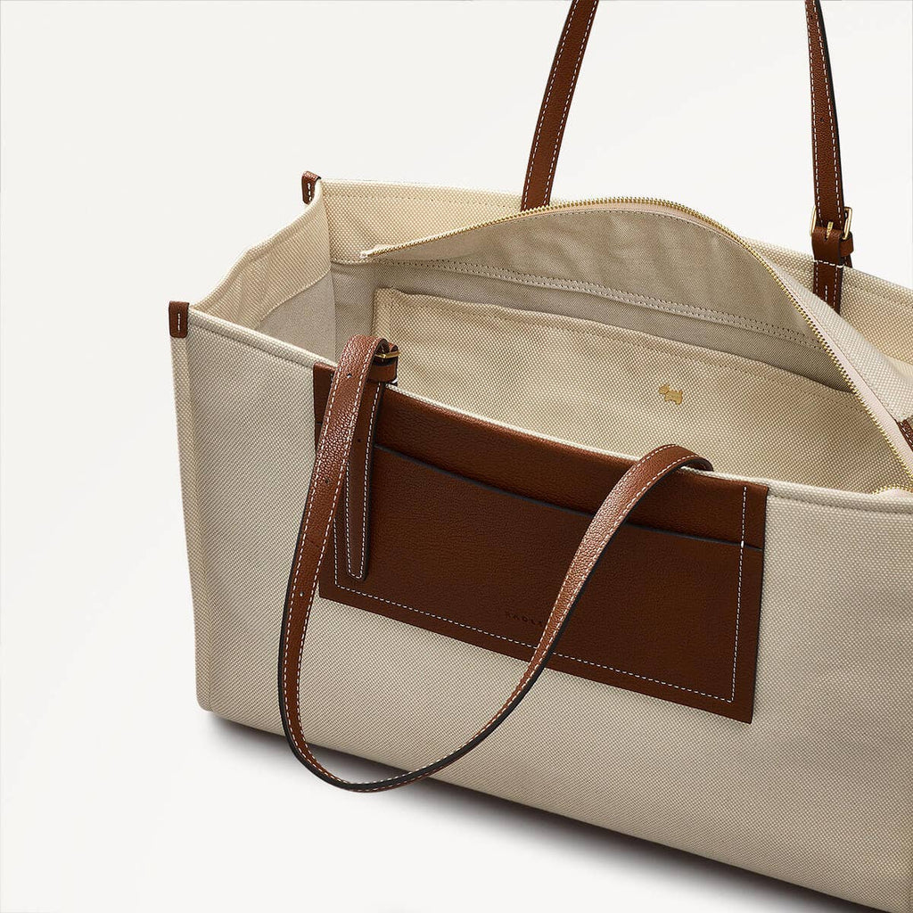 The Burlington - Large Ziptop Tote Bag