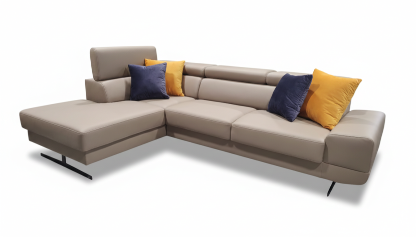 Narożnik Milano I 270x180 cm – beżowy Nube 11 – nowoczesny design