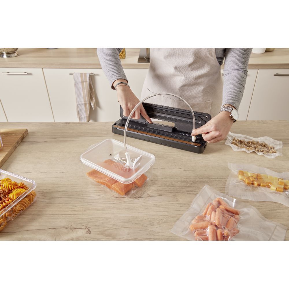 Tuyau d'aspiration pour boÎte de conservation sous vide