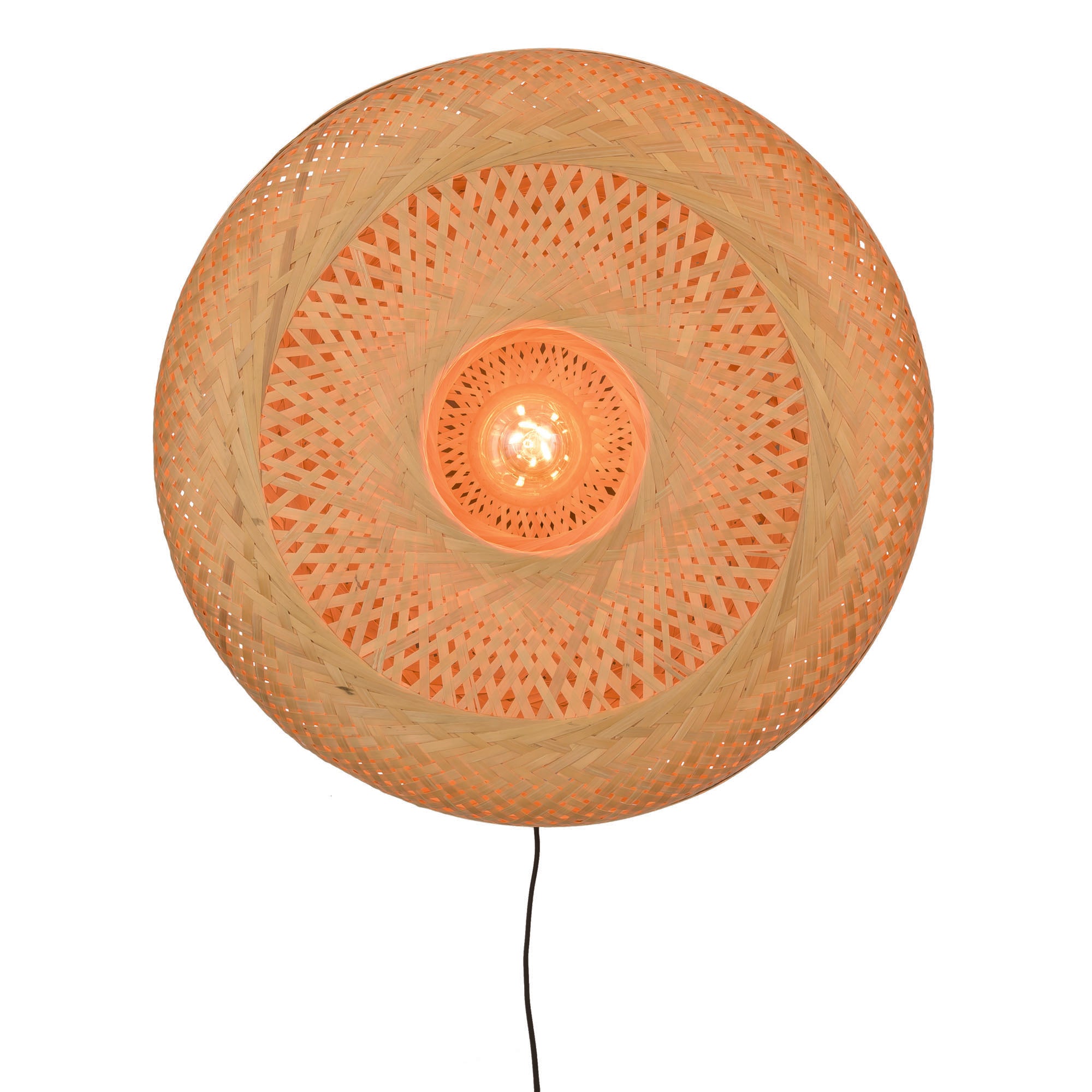 GOOD&MOJO wandlamp Andes - bruin - Ø60cm
