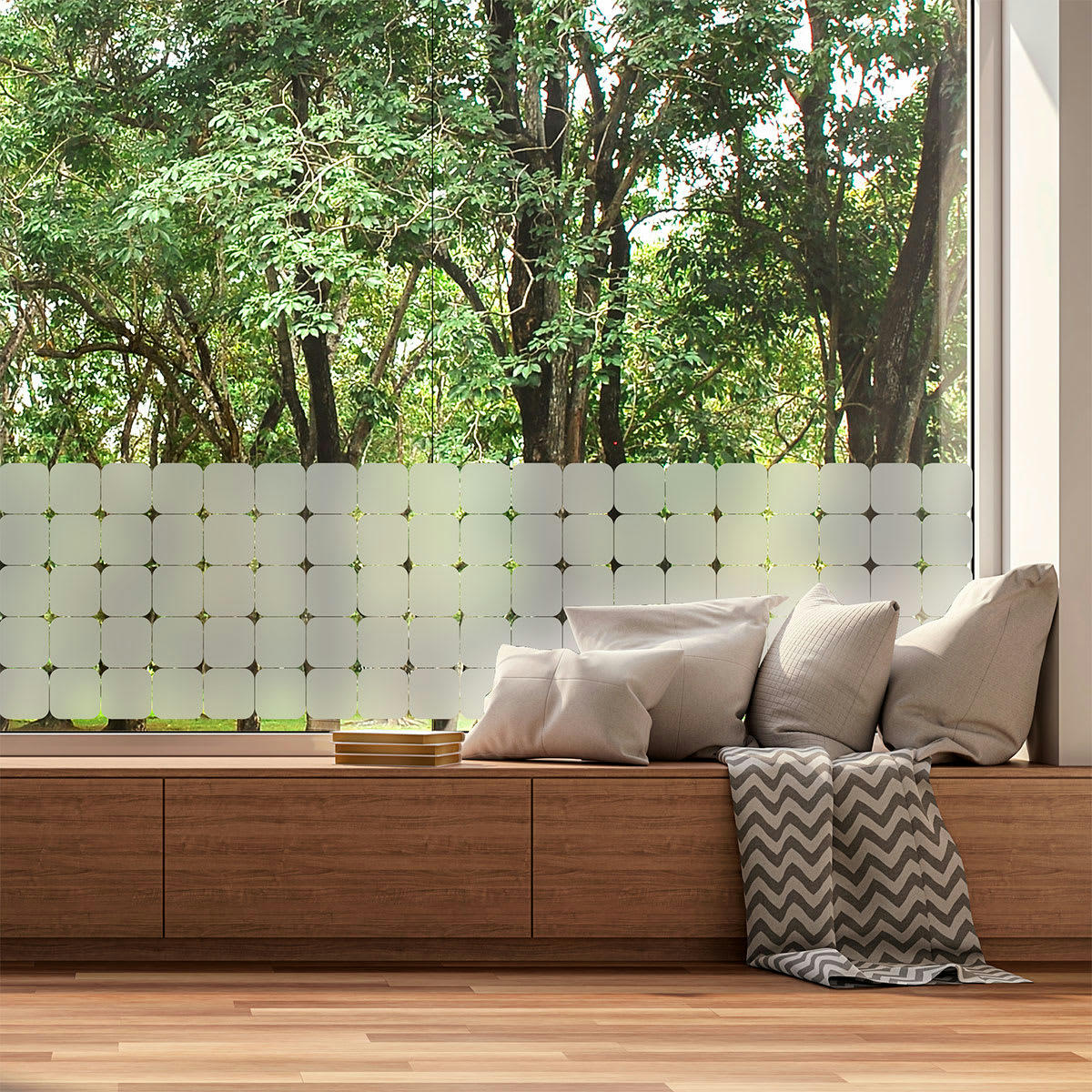 - Film Occultant carrés pour Vitre/Douche 50x100cm