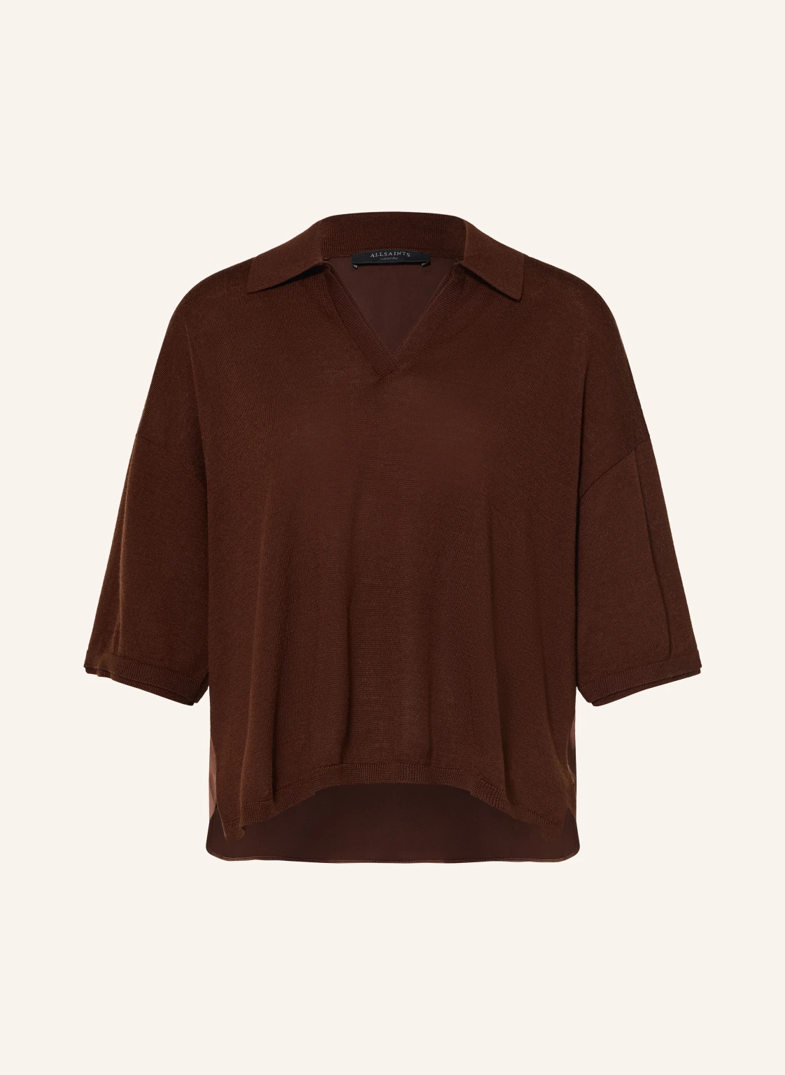 ALLSAINTS Strickshirt BERN im Materialmix