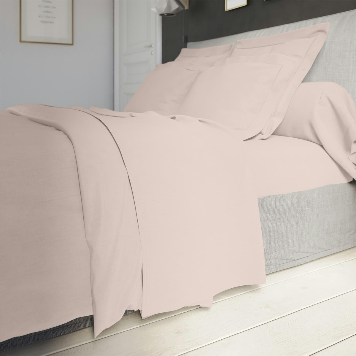 INFLUENCE - Drap Housse   Percale Litchi 90x200 cm - DODO