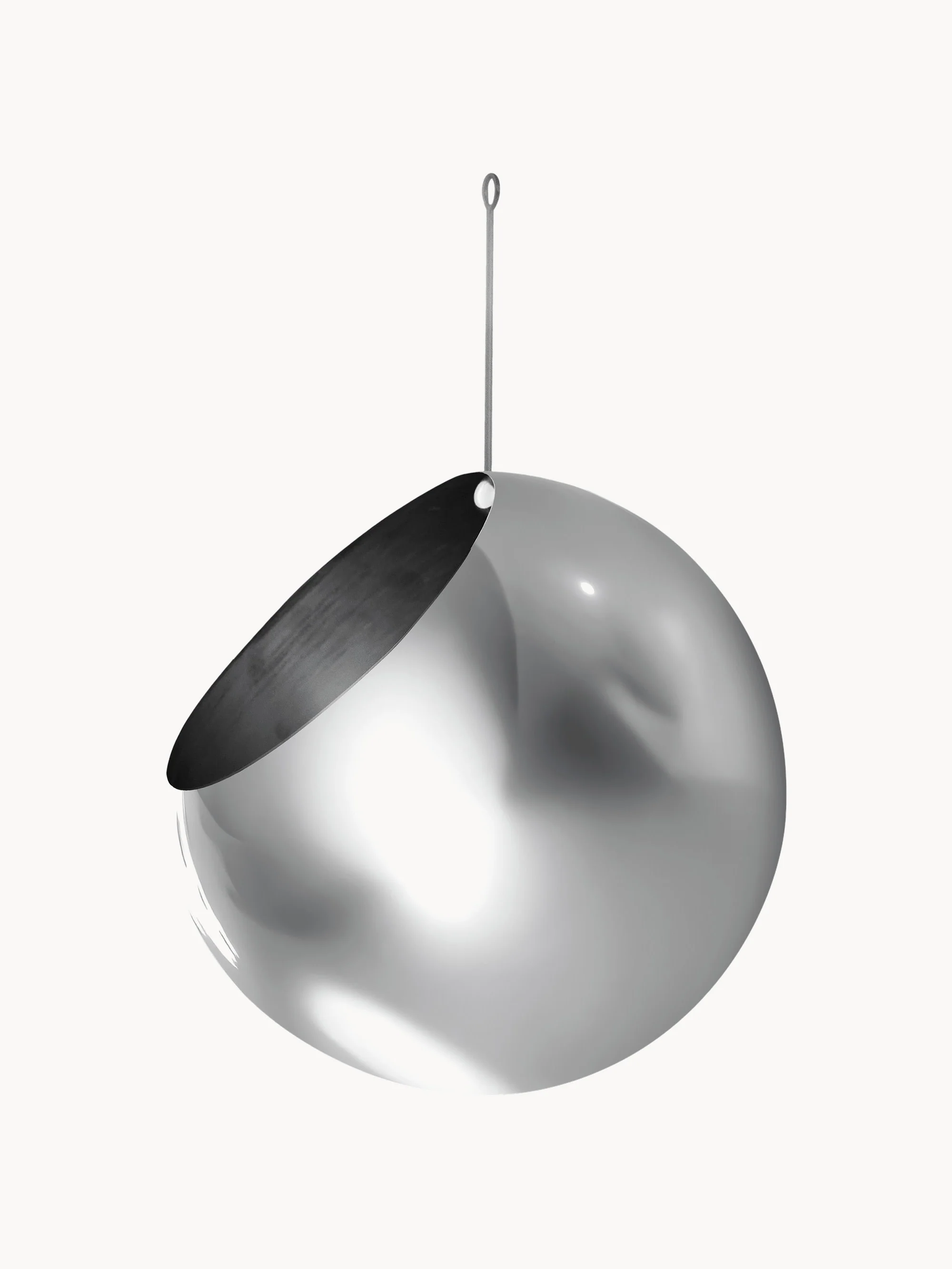 Hänge-übertopf Globe aus Metall