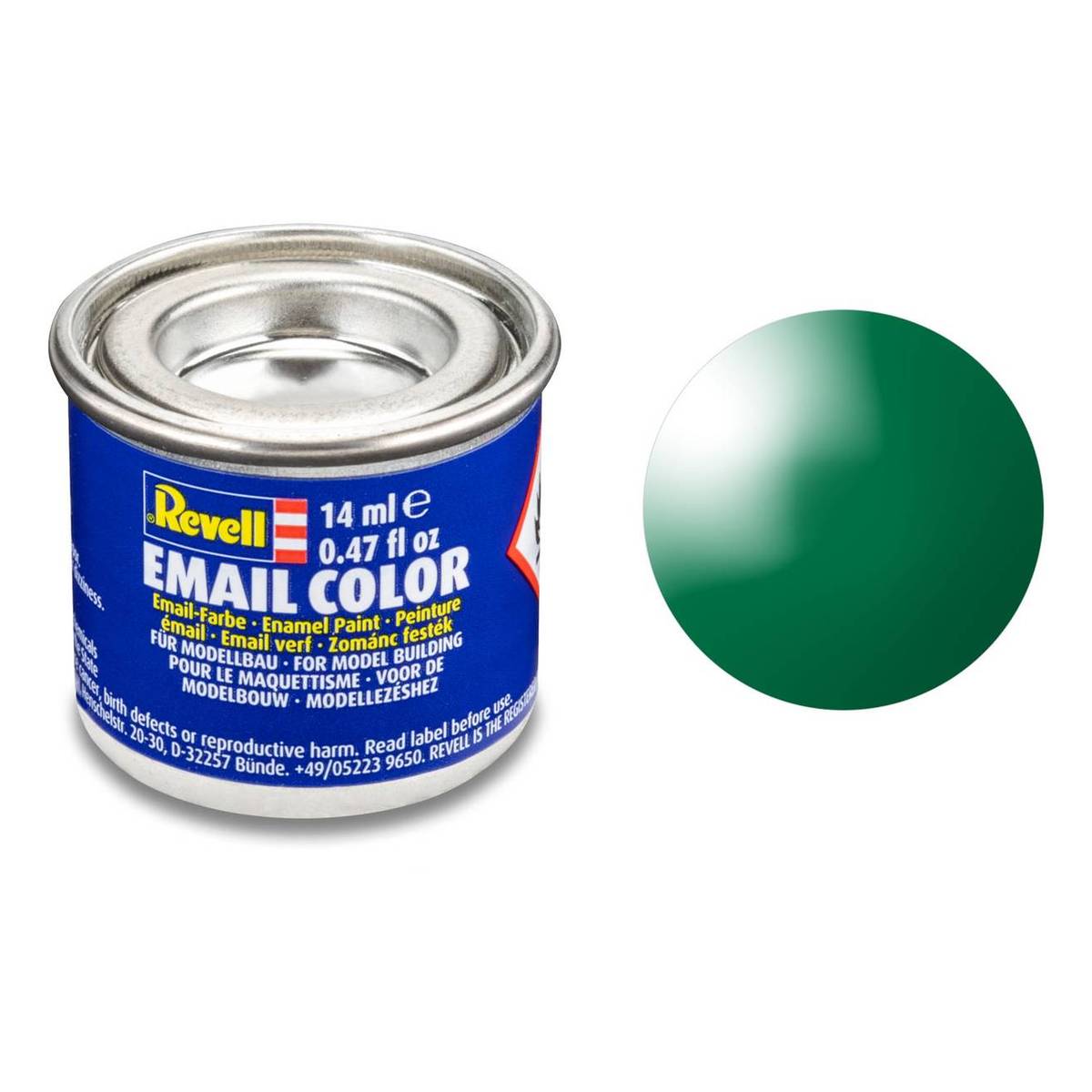 Revell Emerald Green Gloss Enamel Paint 14ml (61)