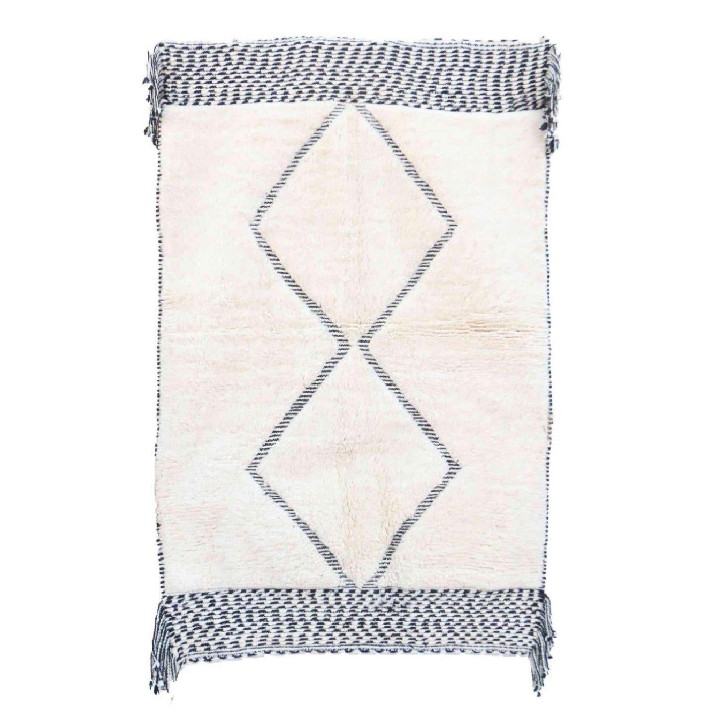AFK Living vloerkleed Berber - handgemaakt - Wol - 136 x 213 cm