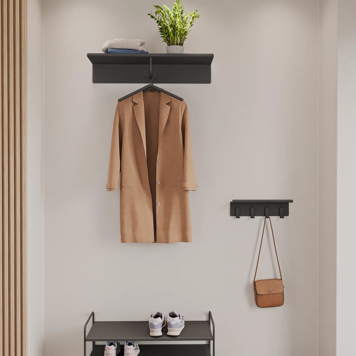 Zone Denmark - Flurregal A-Hallway Shelf, 40 x 11,5 x 15 cm, soft grau