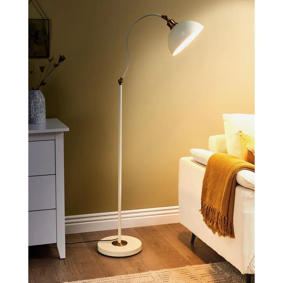 LENNON - Staande lamp - Lichtbeige - Metaal