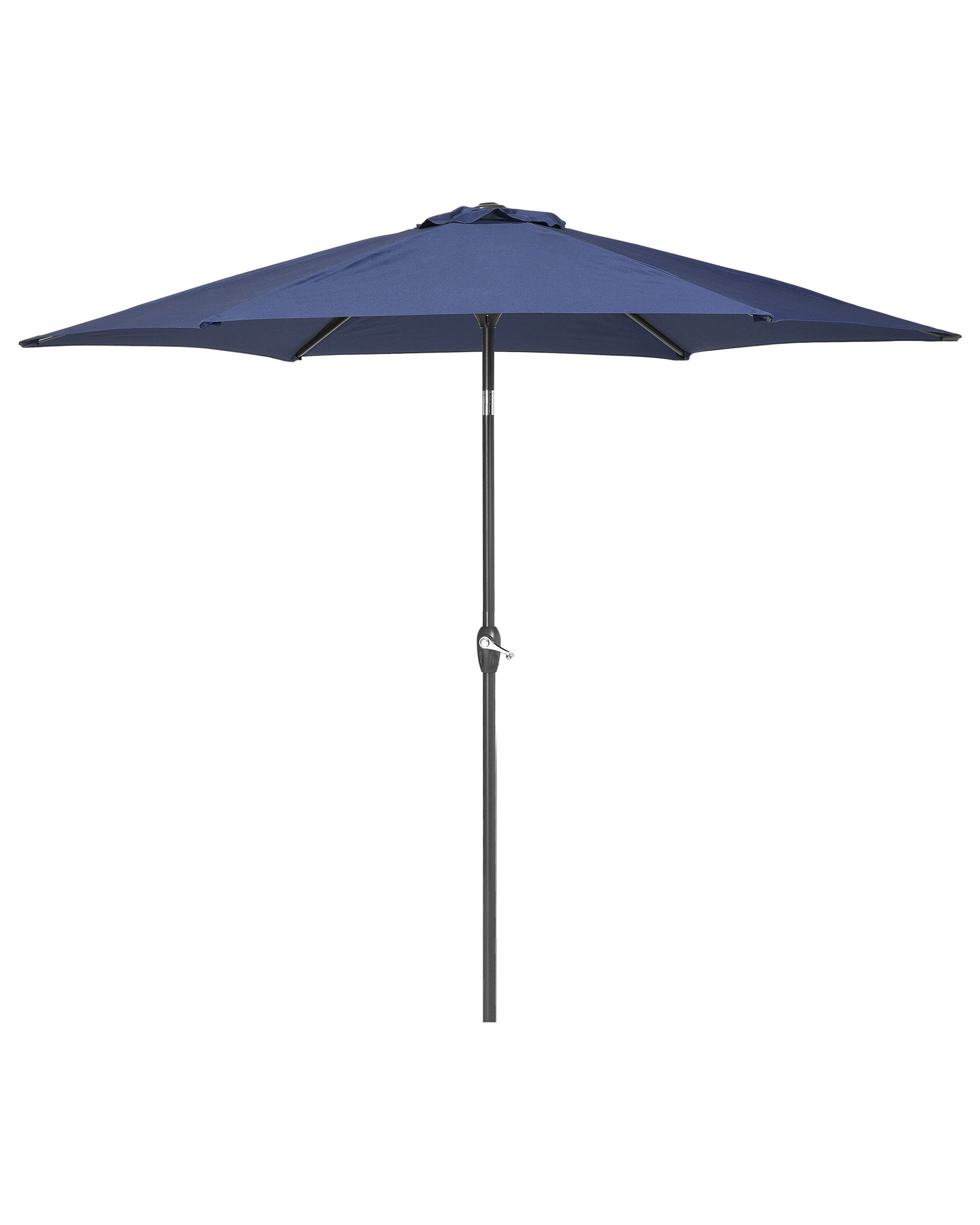 Parasol ogrodowy składany 270 cm niebieski