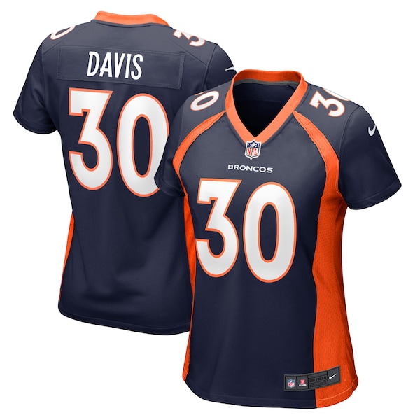 Terrell Davis Denver Broncos Nike Women's Retired Player Jersey - Navy/Orange