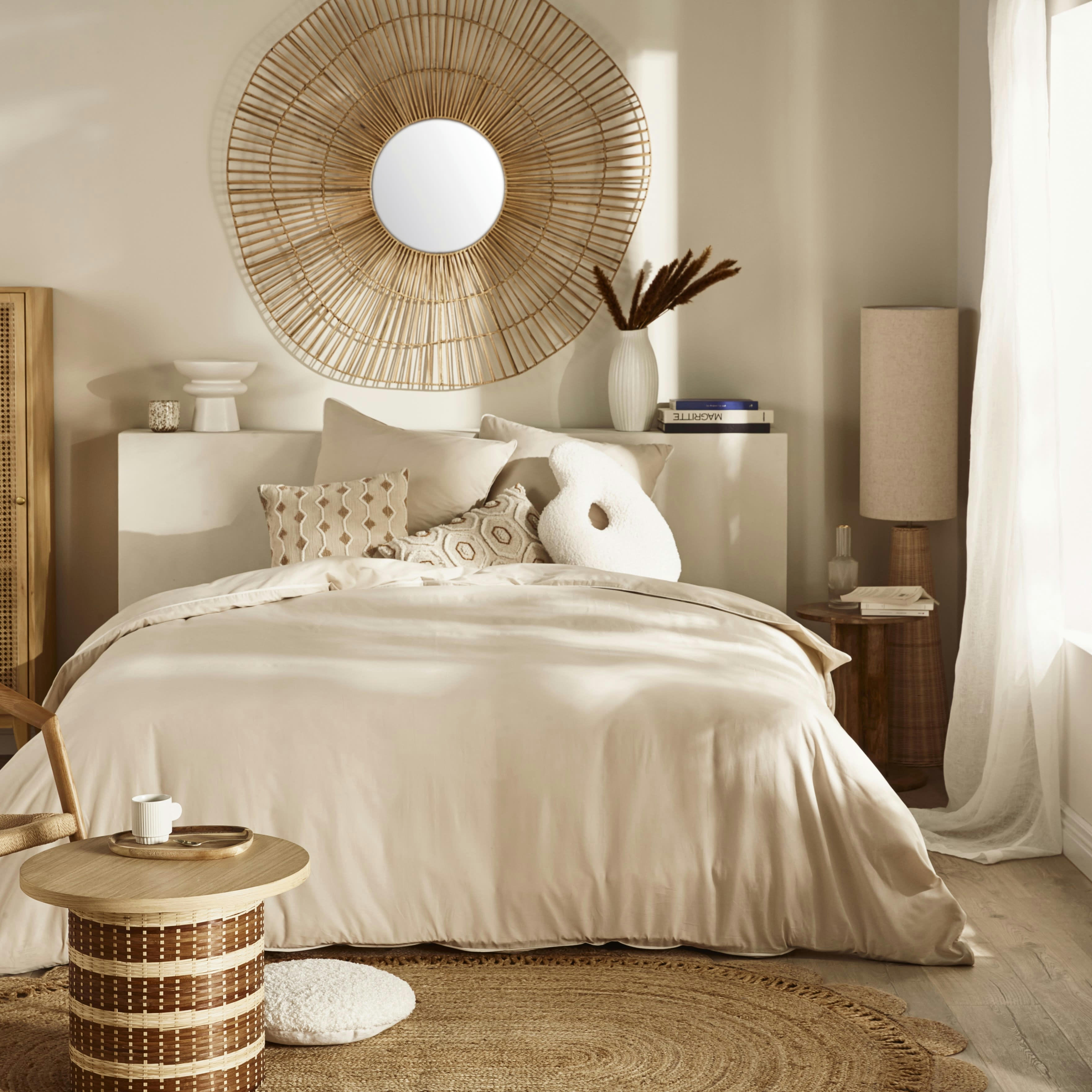 ANTONIA - Parure de lit en coton biologique beige 220x240