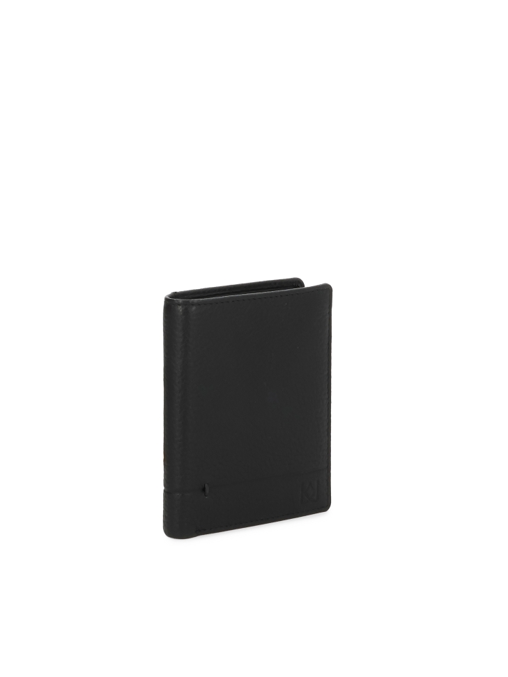 Classic black leather wallet