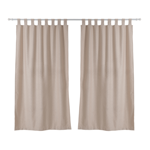 CORTINA BLACKOUT 70% 2 PEÇAS 1,30 M X 2,30 M MARÉ AREIA