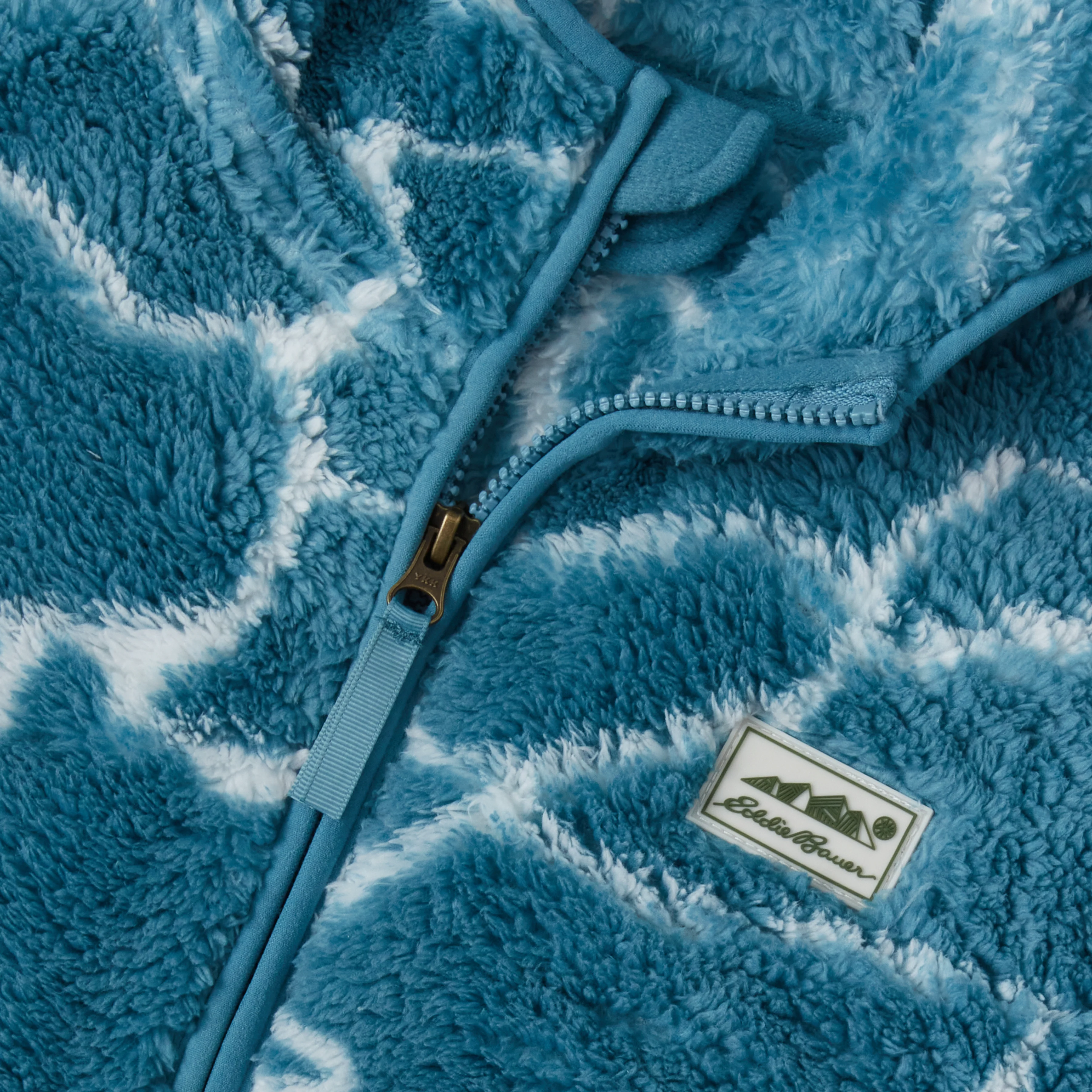 Kids' Hooded Quest Plush Fleece Jacket - Print