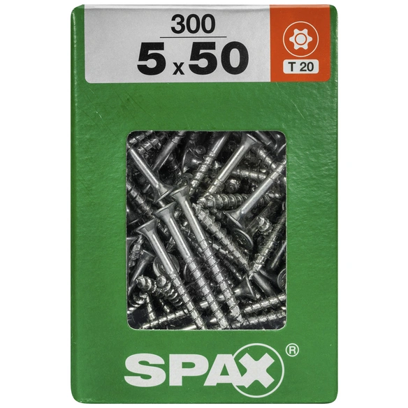 Universalschraube, 5 mm, Stahl, 300 Stk., TRX 5x50 XXL