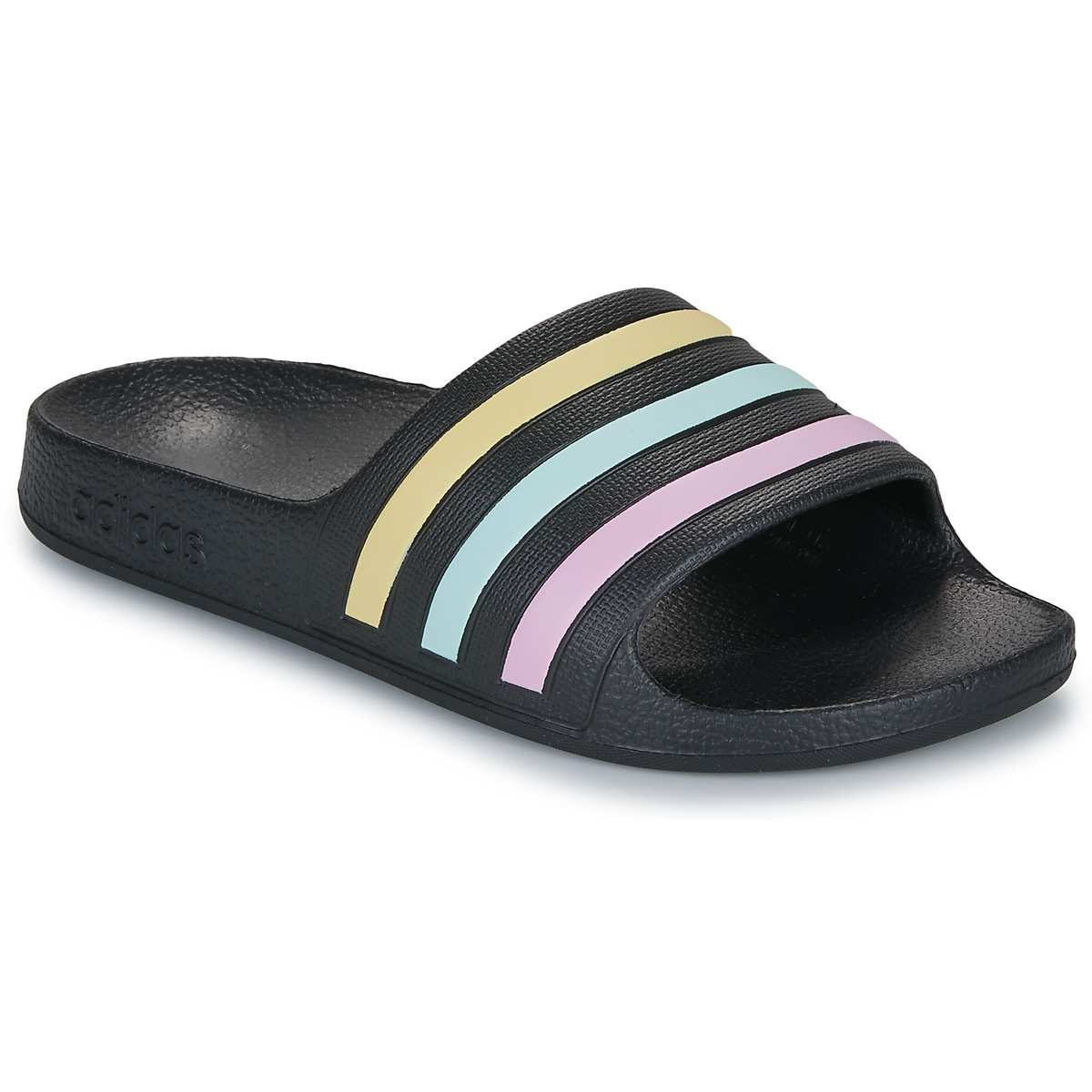 adidas - ADILETTE AQUA K - Black / Multicolour