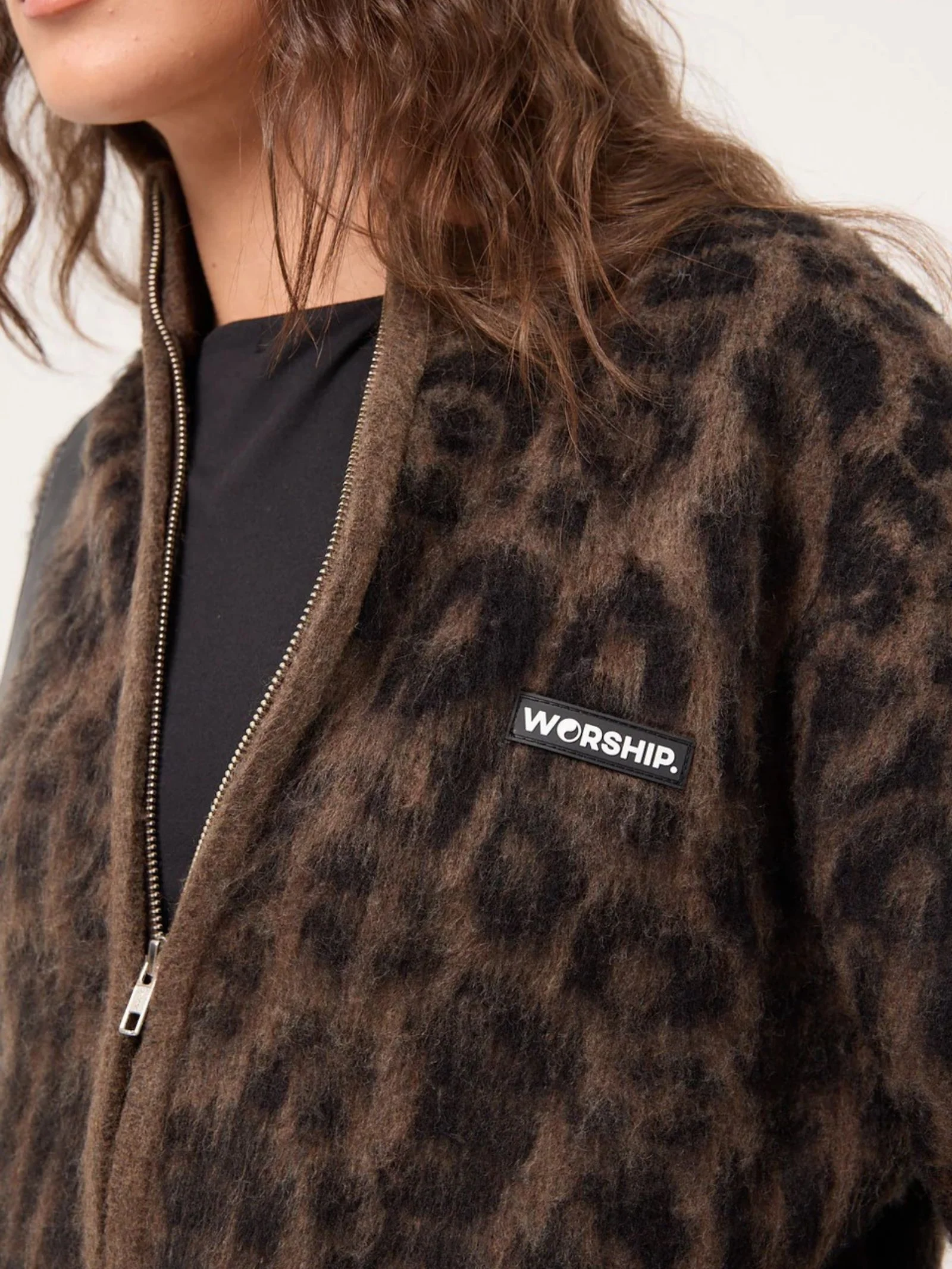 Night Prowler Zip Front Knit