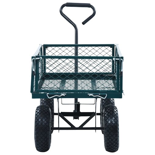 NNEVL Garden Hand Trolley Green 250 kg