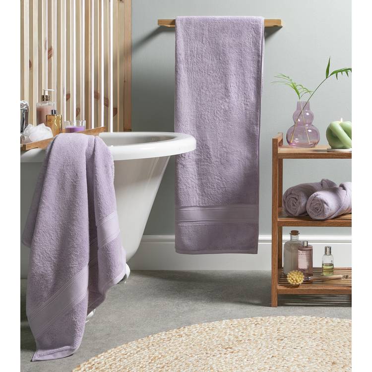 Habitat Cotton Supersoft 2 Pack Hand Towel - Lilac