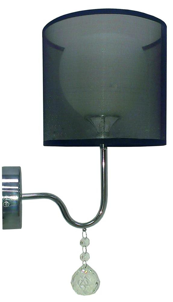 Lampa kinkiet BRAVA d-22 1x60w e27 czarny