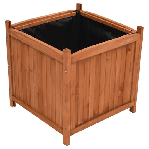 NNEVL Raised Beds 2 pcs 50x50x50 cm Firwood