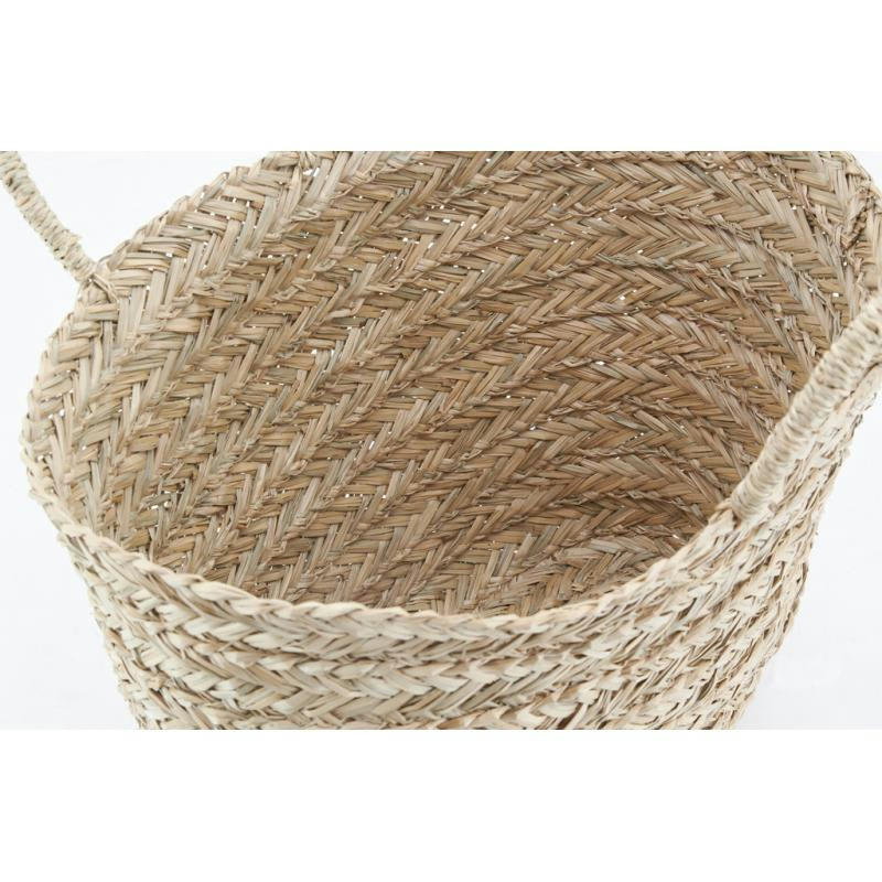 - Cabas en jonc tressé