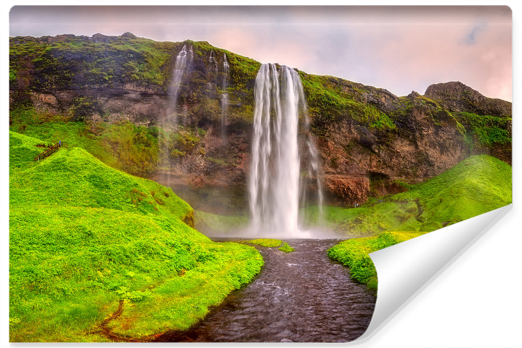 Fototapeta WODOSPAD Seljalandsfoss Natura 90x60cm