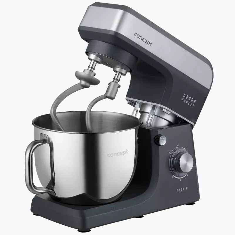 Robot kuchenny planetarny CONCEPT DOUGH EXPERT 1900W srebrno-czarny