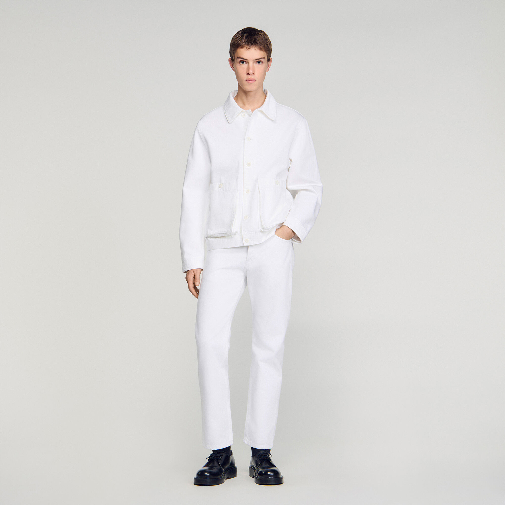 Blouson worker en denim