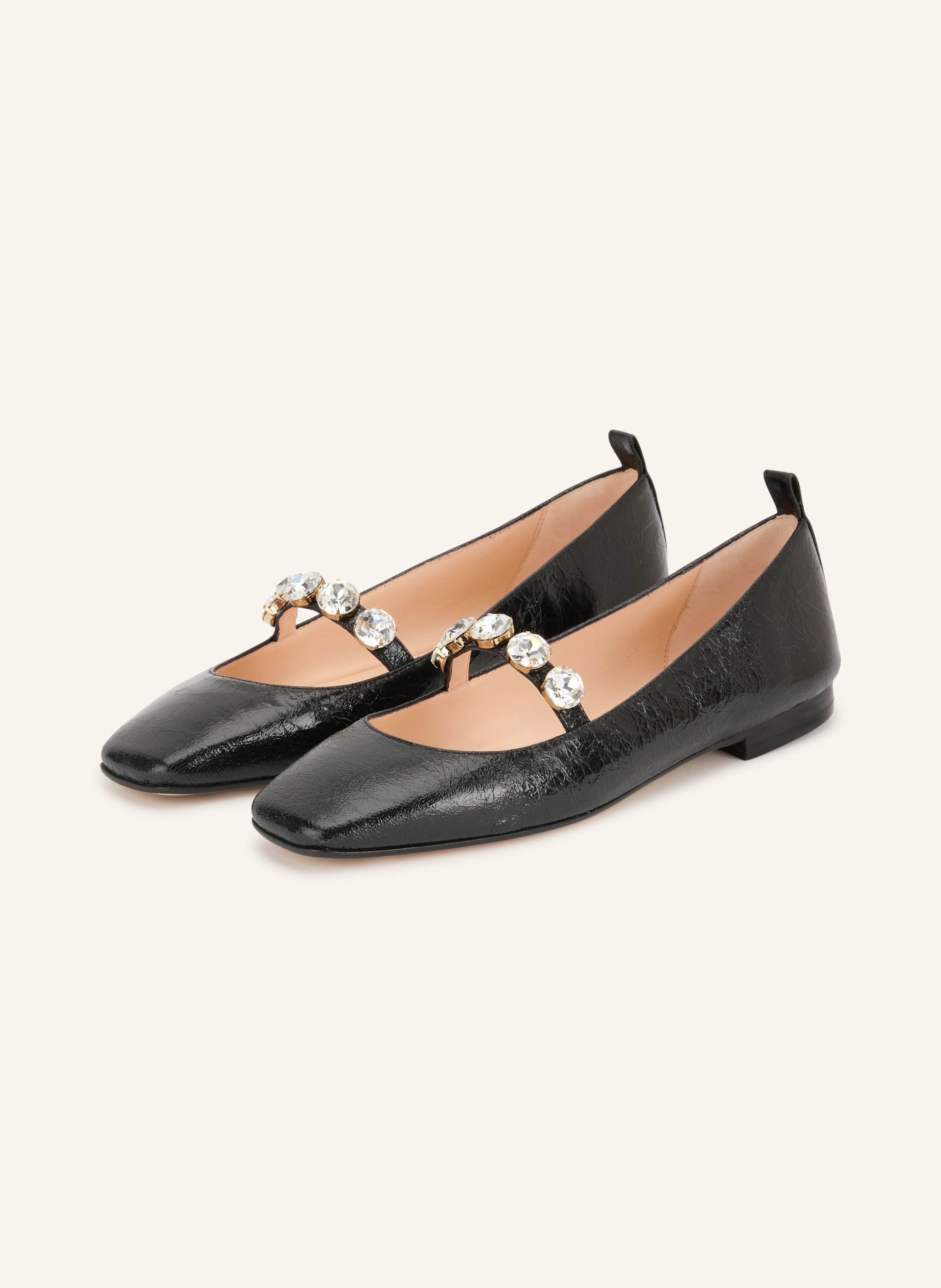 PROSPERINE Mary-Jane-Ballerinas mit Schmucksteinen