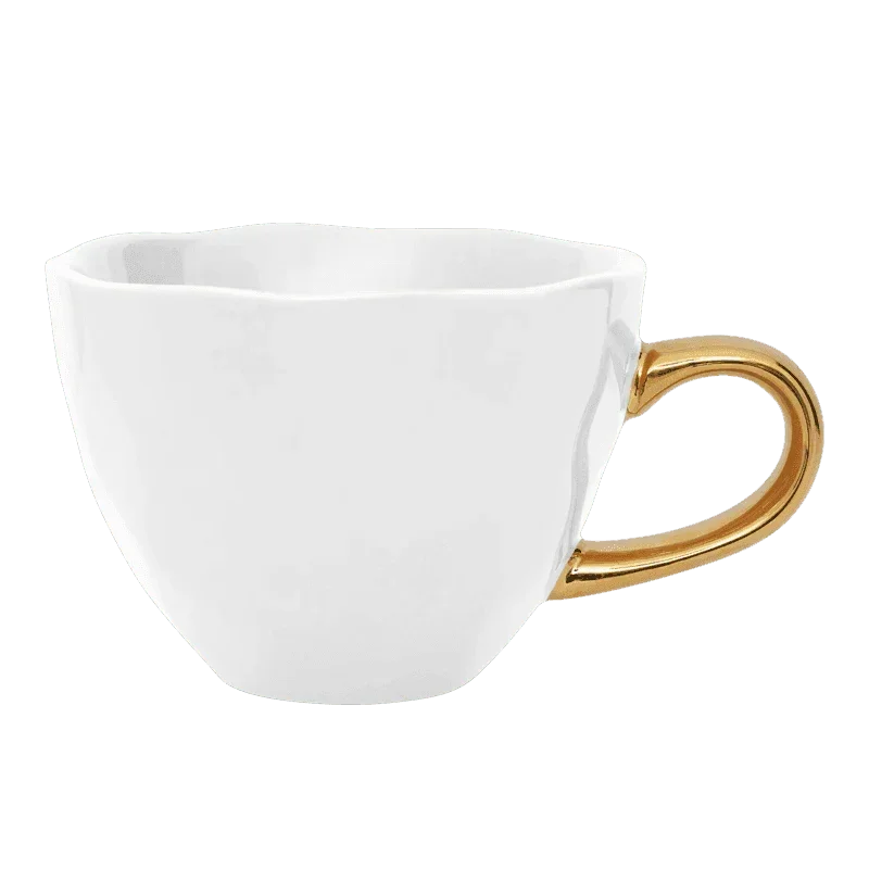 Urban Nature Culture Good Morning kopje Cappuccino/Tea - White - 11x8cm