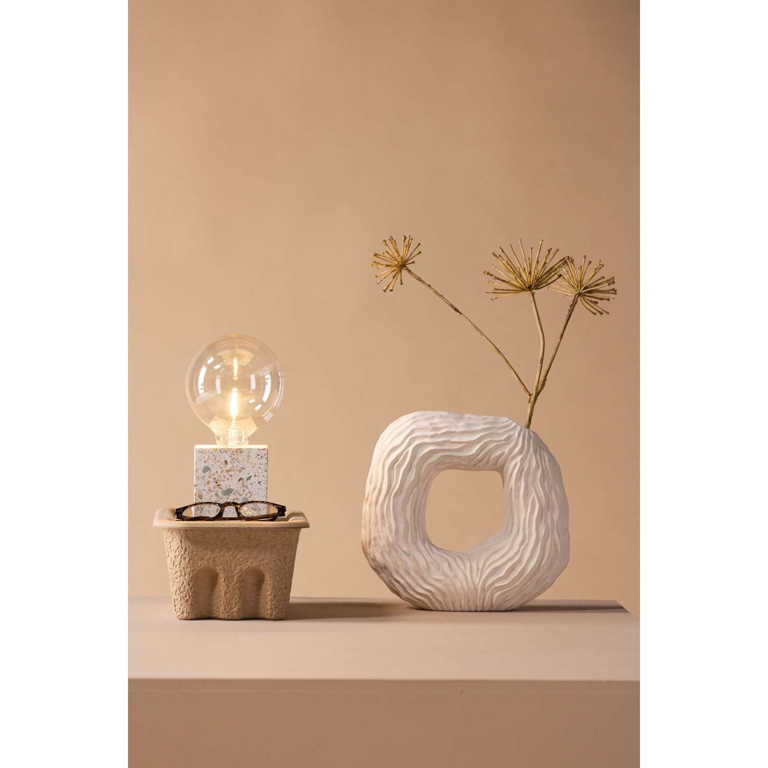 Venture Home Rilche Tafellamp 9x9x9 - Grijs