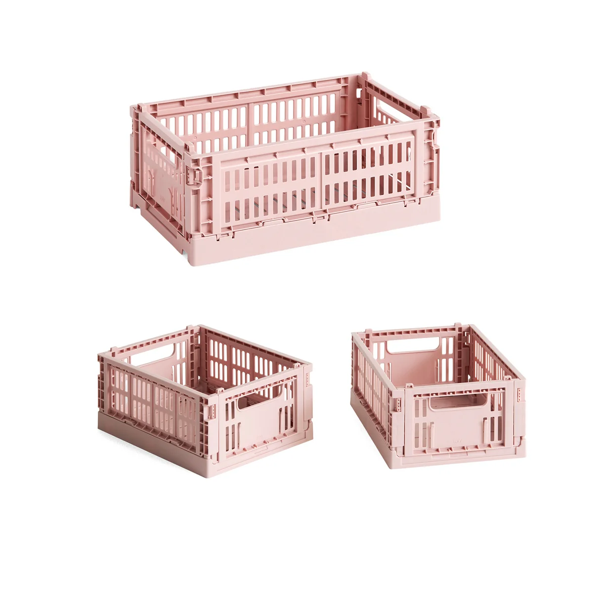 HAY - Colour Crate S Korb-Set recycled