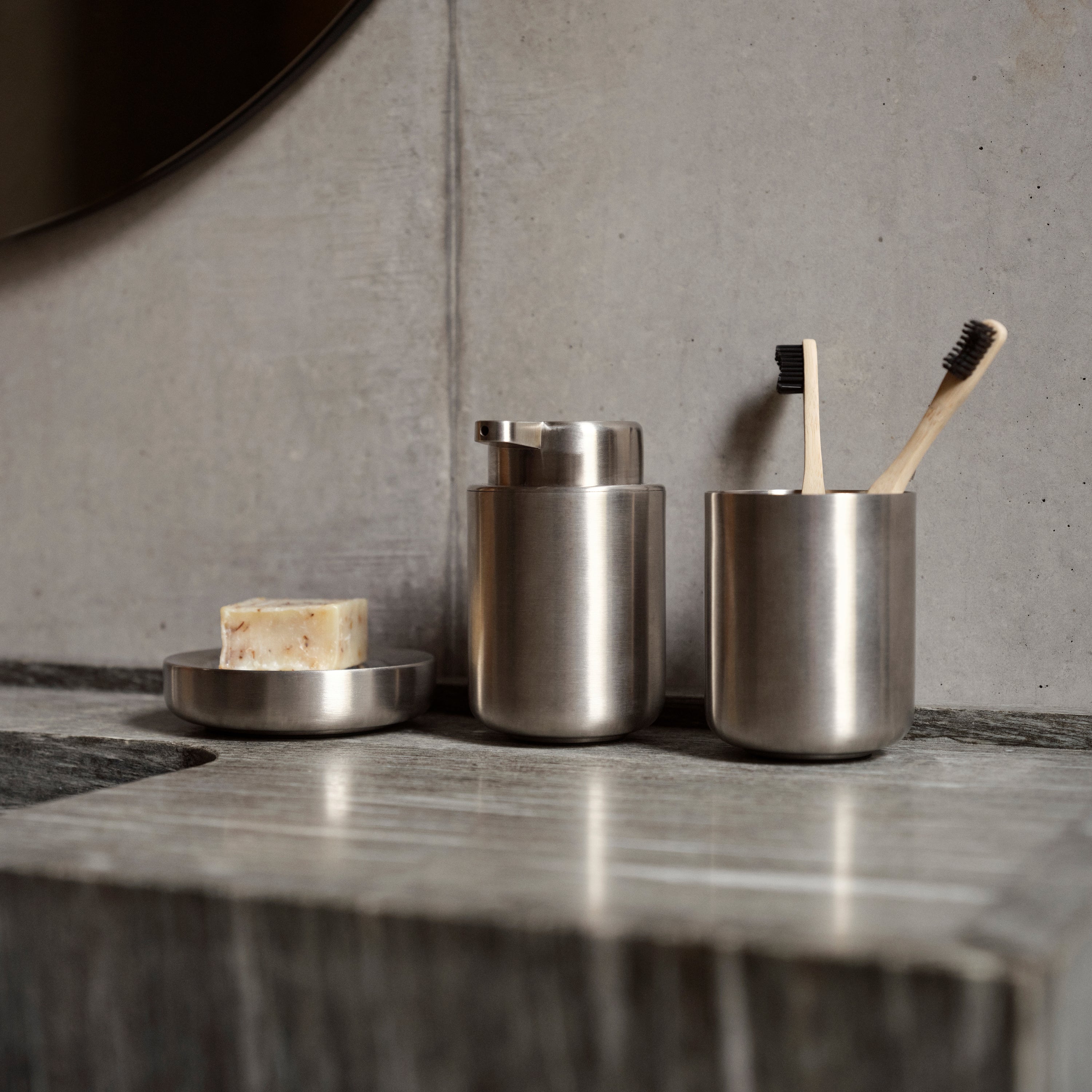 Zone Denmark Ume Tandenborstelbeker - Zilver