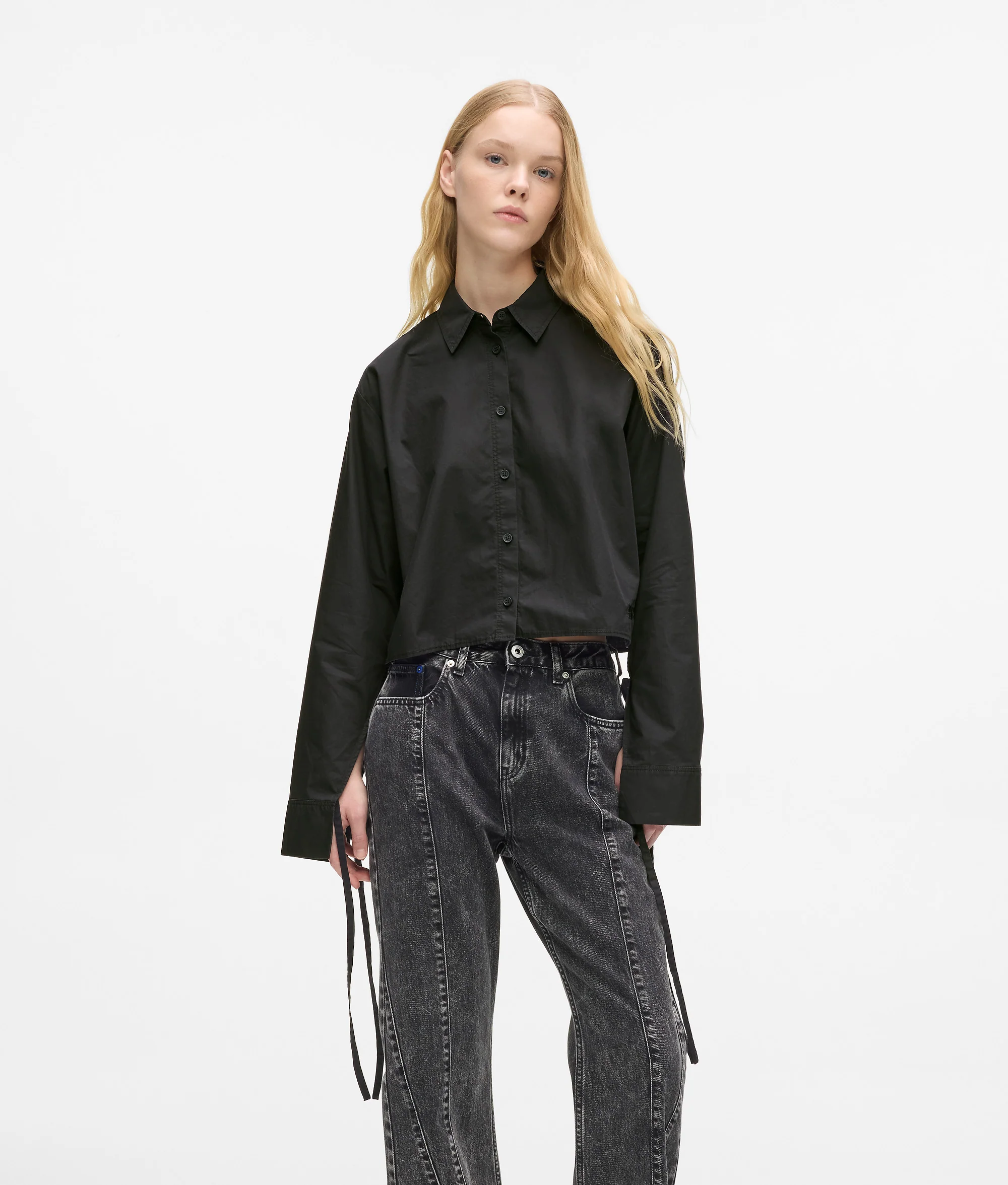 Chemise à nouer dans le dos