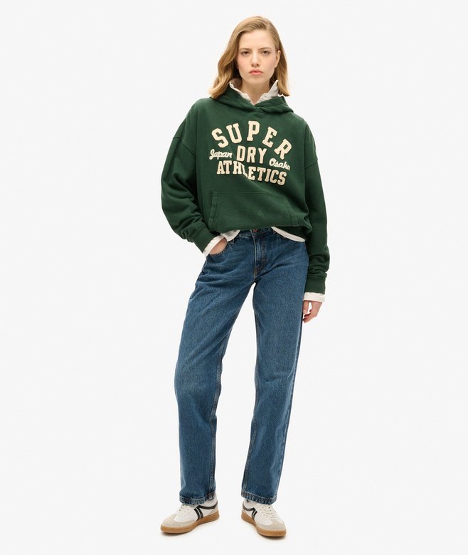 Athletic Essentials Applique Oversized Hoodie