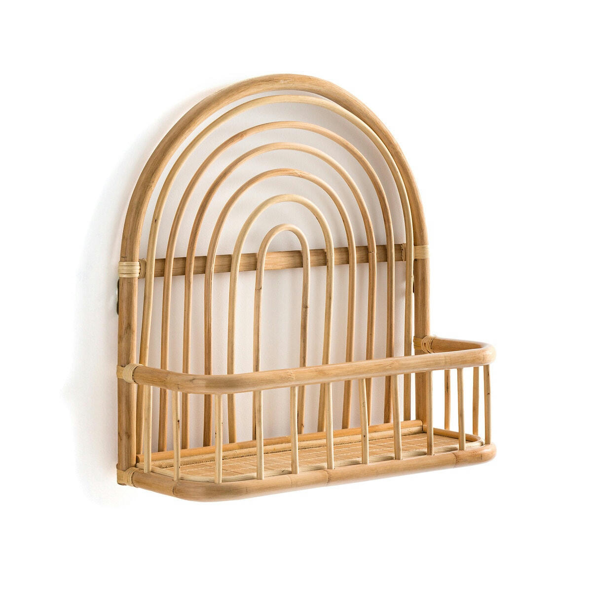 Etagère murale en rotin L40 cm, Malu