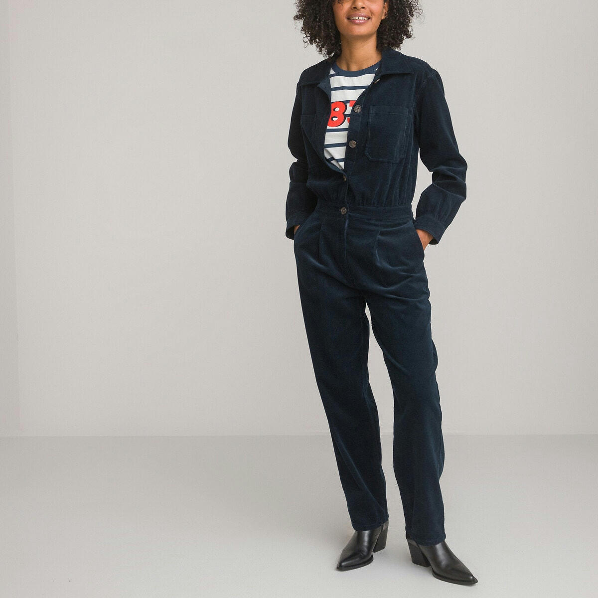 Combinaison pantalon en velours