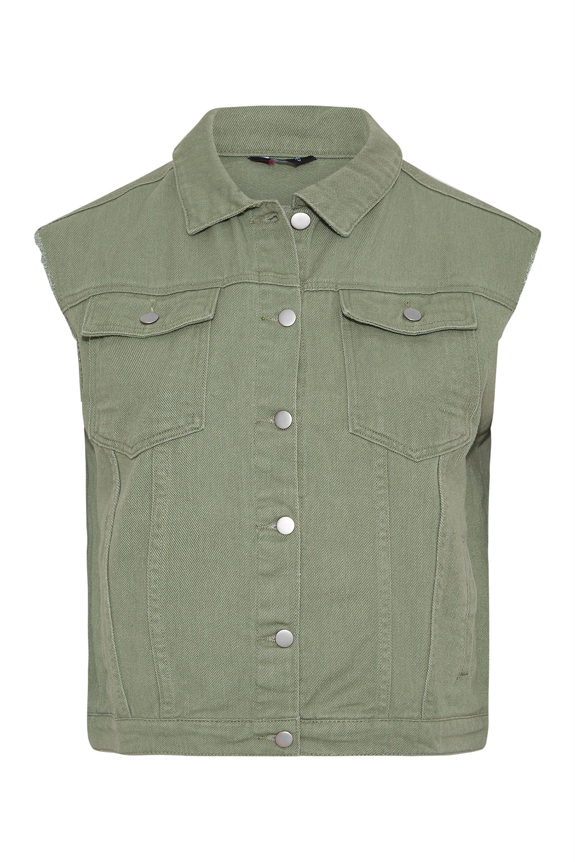 Yours Sleeveless Denim Jacket