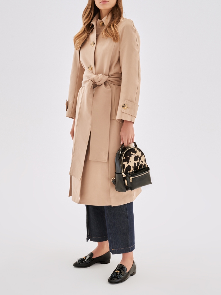 Ladies' black flat shoes