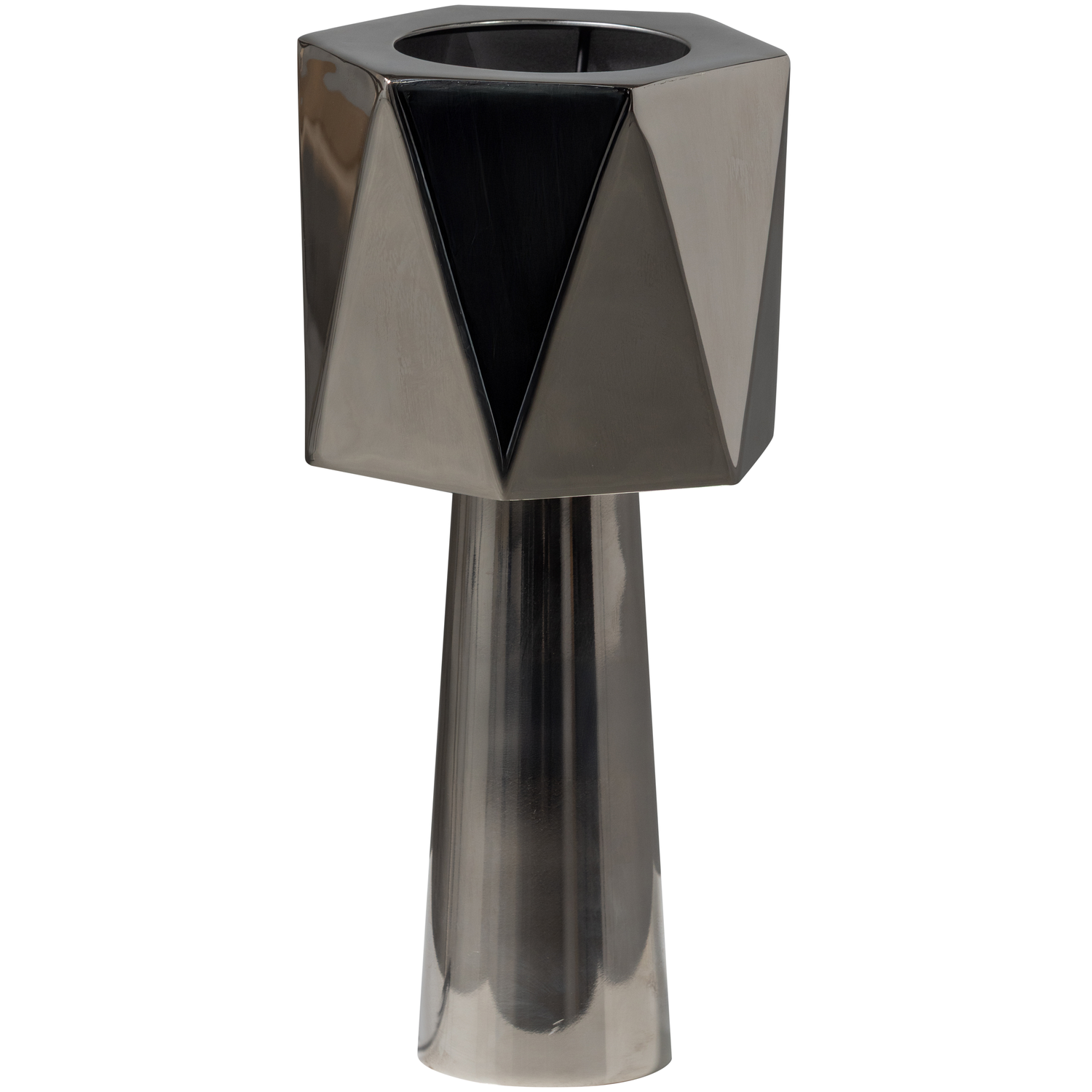 WOOOD tafellamp Rea - Metaal - Chrome - 38x16x16