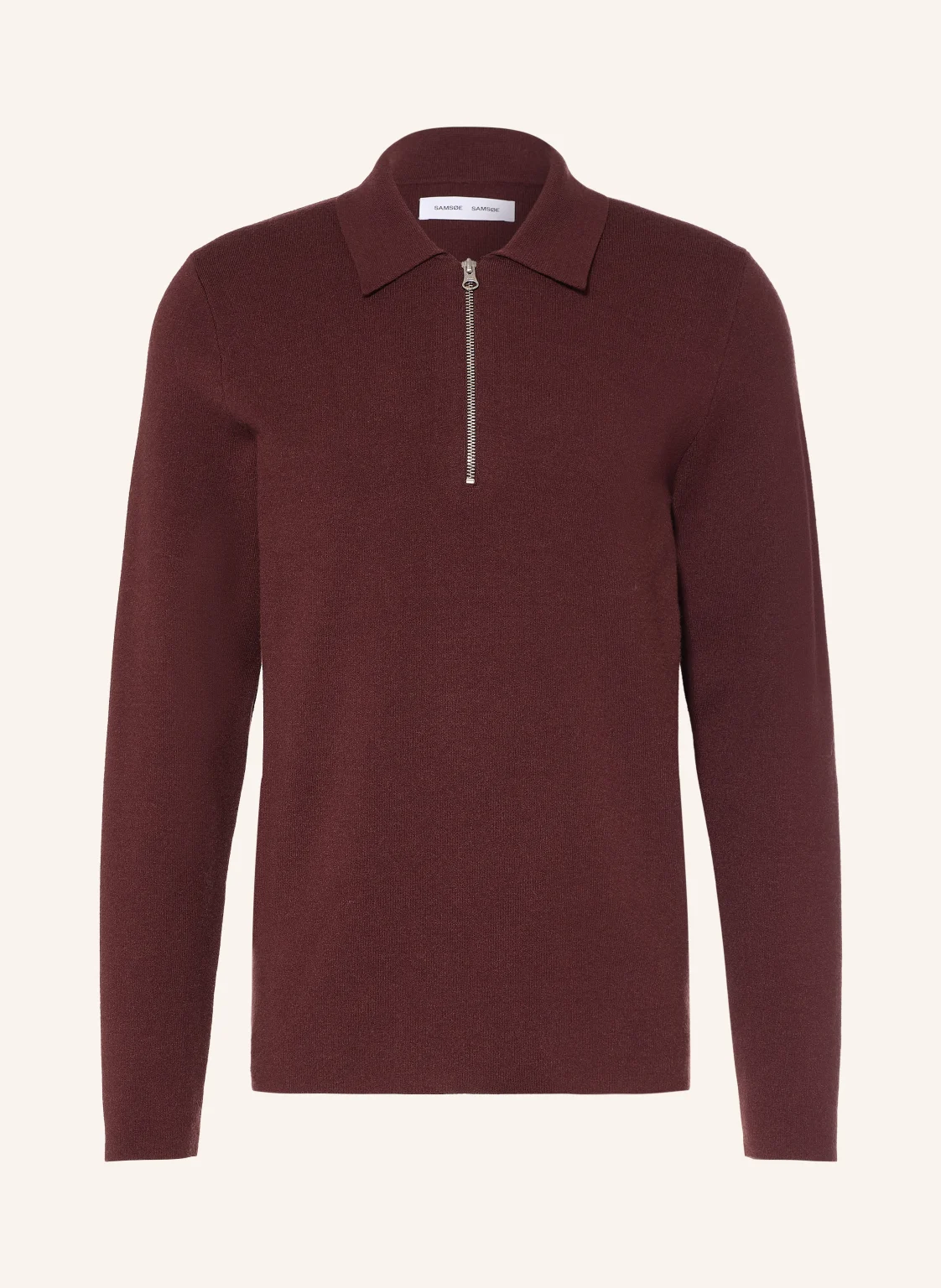 SAMSØE  SAMSØE Strick-Poloshirt GUNA