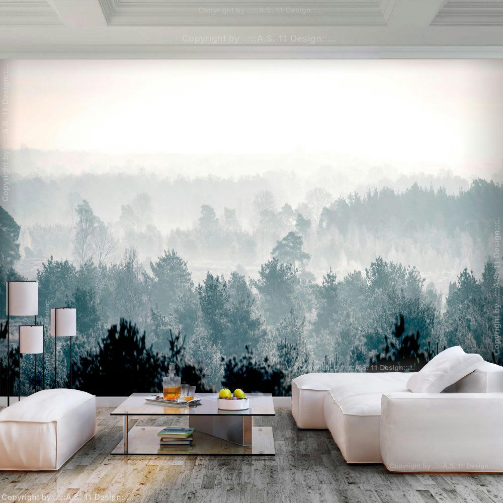 - Papier peint panoramique paysages winter forest 350x245 cm