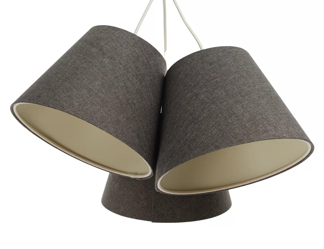 Lampa wisząca ENTURO TRIO szara