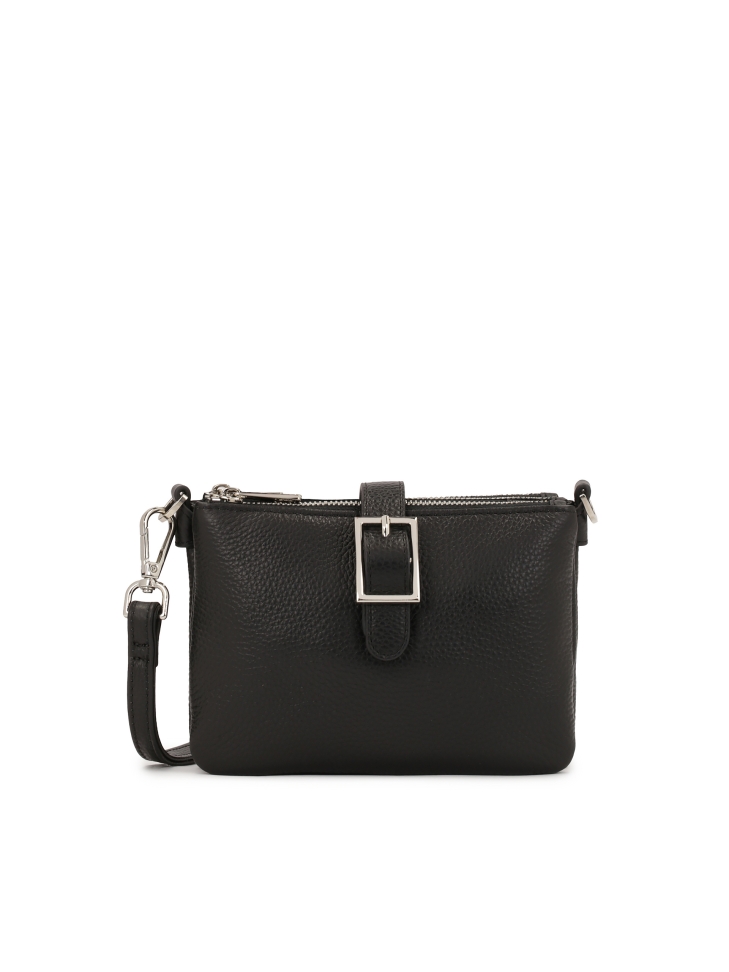 Small three-compartment belt bag