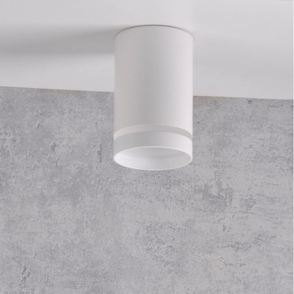 Spot okrągły biały FABRI1xGU10x10W wym:11x7x7cm IP20 Polux