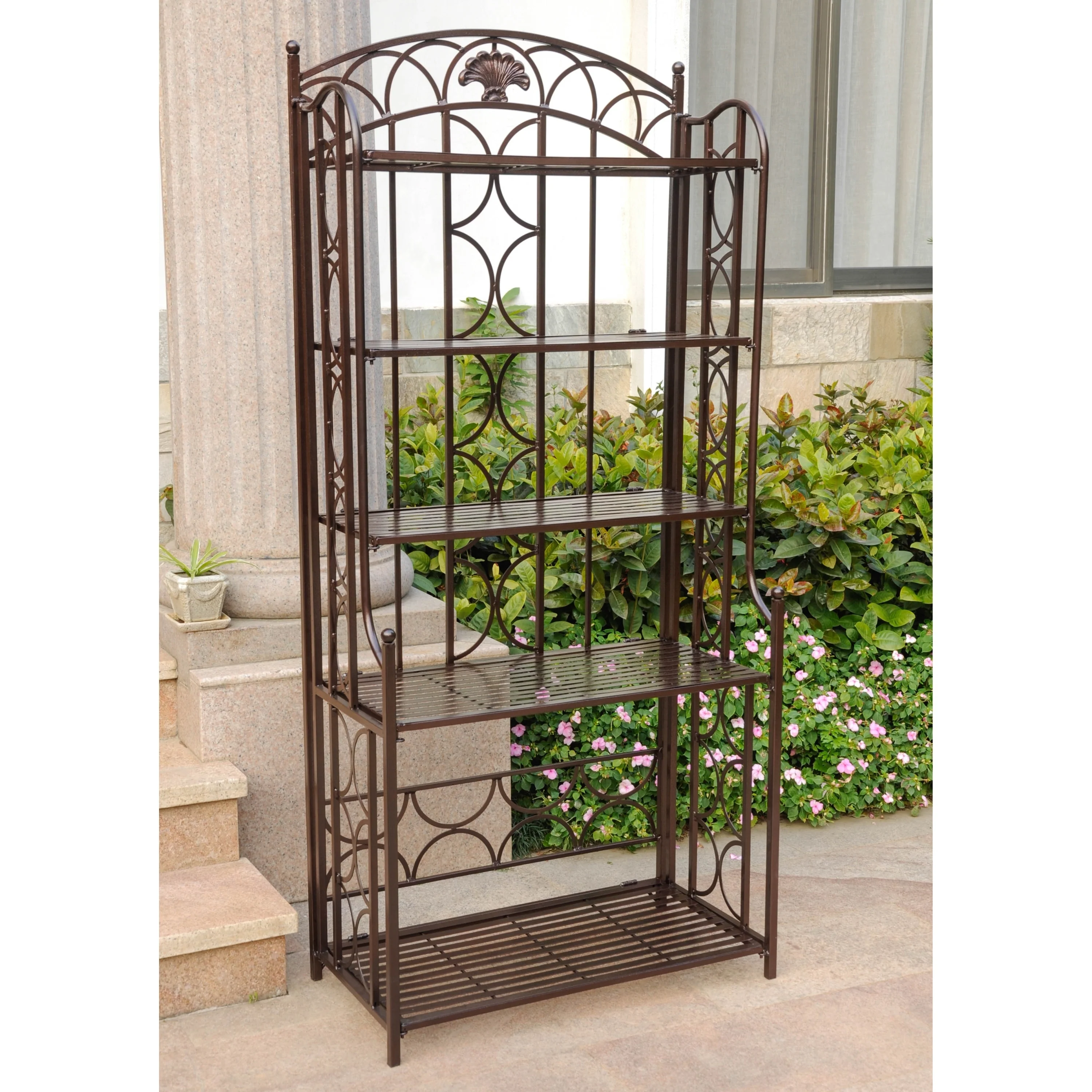 Mandalay 5-Tier Iron Baker's Rack